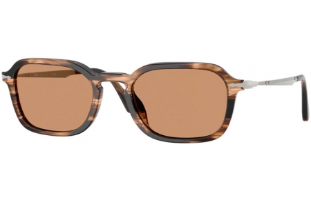 Gafas de Sol - Persol - PO3381S - 123653  STRIPED BLACK BROWN // BROWN