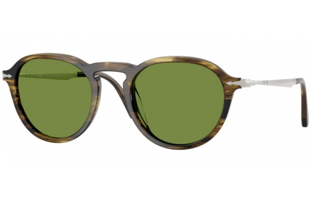 Gafas de Sol - Persol - PO3383S - 12374E  STRIPED BLACK OLIVE GREEN // GREEN