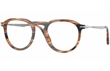 Monturas - Persol - PO3387V PIER - 1236  STRIPED BLACK BROWN