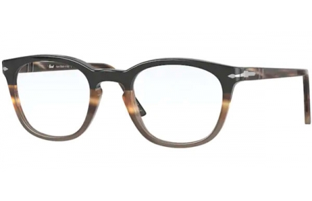 Lunettes de vue - Persol - PO3258V - 1135 STRIPED BROWN & GREY & BLACK