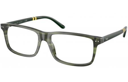 Monturas - POLO Ralph Lauren - PH2296 - 6316  SHINY STRIPED GREEN