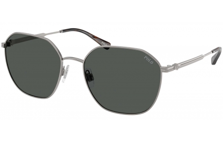Gafas de Sol - POLO Ralph Lauren - PH3160 - 926687  BRUSHED METALLIC LEAD GREY // DARK GREY