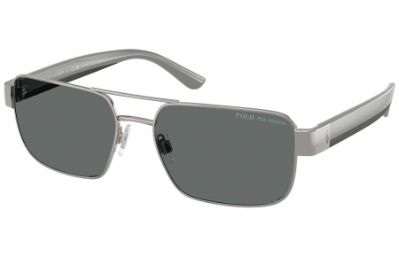 Gafas de Sol - POLO Ralph Lauren - PH3161 - 926681  BRUSHED GUNMETAL // DARK GREY POLARIZED