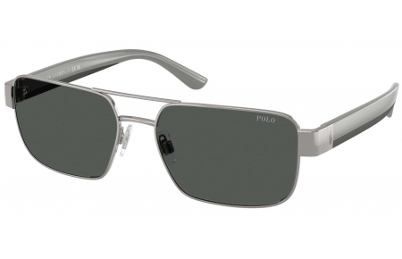 Gafas de Sol - POLO Ralph Lauren - PH3161 - 926687  BRUSHED GUNMETAL // DARK GREY