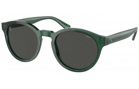 Gafas de Sol - POLO Ralph Lauren - PH4192 - 608487  SHINY TRANSPARENT GREEN // DARK GREY