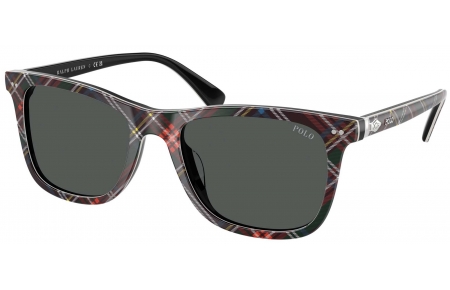 Gafas de Sol - POLO Ralph Lauren - PH4220U - 620287  SHINY TARTAN RED // DARK GREY