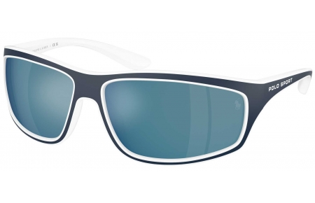 Gafas de Sol - POLO Ralph Lauren - PH4227U - 547155  MATTE WHITE BLUE // GREY MIRROR BLUE