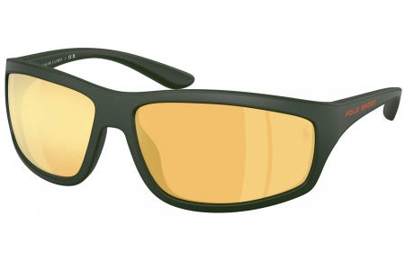 Gafas de Sol - POLO Ralph Lauren - PH4227U - 55967J  MATTE DARK GREEN // ORANGE MIRROR