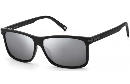 Gafas de Sol - Polaroid - PLD 2075/S/X - 08A (EX) BLACK GREY // GREY SILVER FLASH POLARIZED