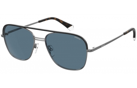 Gafas de Sol - Polaroid - PLD 2108/S/X - KJ1 (C3) DARK RUTHENIUM // BLUE POLARIZED