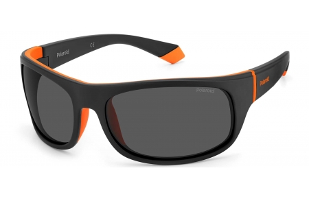 Gafas de Sol - Polaroid - PLD 2125/S - 8LZ (M9) BLACK ORANGE // GREY POLARIZED