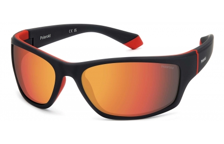 Gafas de Sol - Polaroid - PLD 2135/S - BLX (OZ) MATTE BLACK RED // RED MULTILAYER POLARIZED