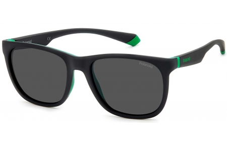 Gafas de Sol - Polaroid - PLD 2140/S - 3OL (M9) MATTE BLACK GREEN // GREY POLARIZED