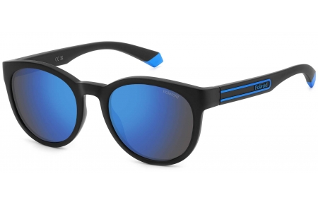 Gafas de Sol - Polaroid - PLD 2150/S - OY4 (5X) BLACK AZURE // GREY BLUE MIRROR POLARIZED