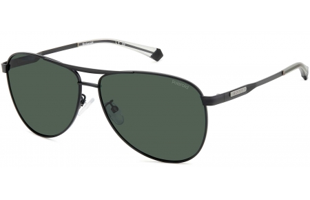Gafas de Sol - Polaroid - PLD 2160/G/S/X - 003 (UC) MATTE BLACK // GREEN POLARIZED