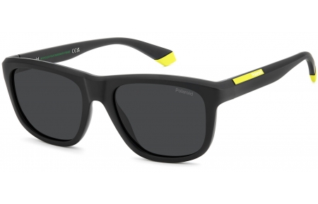 Gafas de Sol - Polaroid - PLD 2163/S - PGC (M9) MATTE BLACK YELLOW // GREY POLARIZED