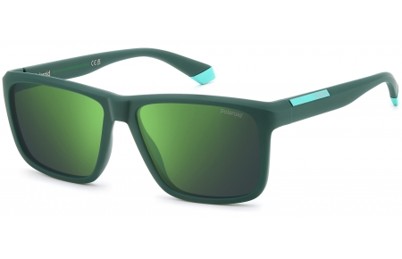 Gafas de Sol - Polaroid - PLD 2164/S - 2ML (5Z) MATTE TEAL BLUE // GREY MIRROR GREEN POLARIZED