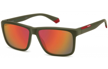 Gafas de Sol - Polaroid - PLD 2164/S - TBO (OZ) MILITARY GREEN // RED MIRROR POLARIZED