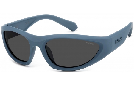 Gafas de Sol - Polaroid - PLD 2165/S - FLL (M9) MATTE BLUE // GREY POLARIZED