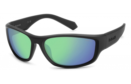 Gafas de Sol - Polaroid - PLD 2166/S - 3OL (5Z) MATTE BLACK // GREY MIRROR GREEN POLARIZED