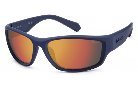 Gafas de Sol - Polaroid - PLD 2166/S - WIR (OZ) MATTE BLUE RED // RED MULTILAYER POLARIZED