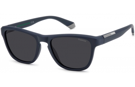 Gafas de Sol - Polaroid - PLD 2168/S - 4NZ (M9) MATTE BLUE GREY // GREY POLARIZED