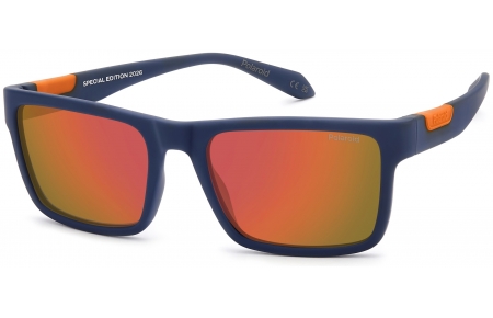 Gafas de Sol - Polaroid - PLD 2172/ATP/S - FLL (OZ) MATTE BLUE // RED MIRROR POLARIZED
