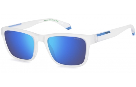 Gafas de Sol - Polaroid - PLD 2174/S - 2M4 (5X)  MATTE CRYSTAL // BLUE MIRROR POLARIZED