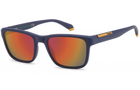 Gafas de Sol - Polaroid - PLD 2174/S - FLL (OZ) MATTE BLUE // RED MIRROR POLARIZED