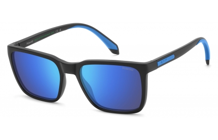 Gafas de Sol - Polaroid - PLD 2175/S/X - 003 (5X) MATTE BLACK // BLUE MIRROR POLARIZED