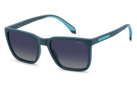 Gafas de Sol - Polaroid - PLD 2175/S/X - PYW (Z7) MATTE TEAL // BLUE GRADIENT POLARIZED