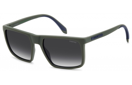 Gafas de Sol - Polaroid - PLD 2176/S/X - TBO (WJ) MILITARY GREEN //  GREY GRANDIENT POLARIZED