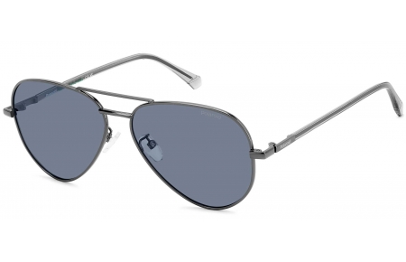 Gafas de Sol - Polaroid - PLD 4186/G/S/X - KJ1 (C3) DARK RUTHENIUM // GREY POLARIZED