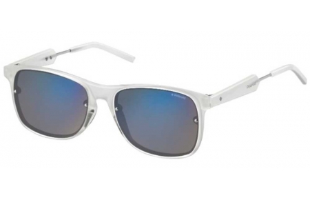 Gafas de Sol - Polaroid - PLD 6018/S - TNY (JY) CRYSTAL RUTHENIUM // GREY BLUE MIRROR POLARIZED