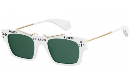 Gafas de Sol - Polaroid - PLD 6045/S/X - VK6 (UC) WHITE // GREEN POLARIZED