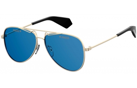 Gafas de Sol - Polaroid - PLD 6048/S/X - 3YG (C3) LIGHT GOLD // BLUE POLARIZED
