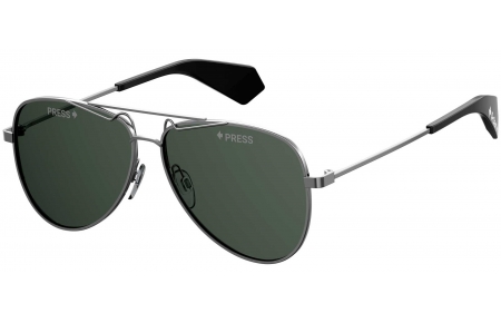 Gafas de Sol - Polaroid - PLD 6048/S/X - KJ1 (M9) DARK RUTHENIUM // GREY POLARIZED