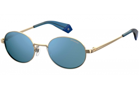 Gafas de Sol - Polaroid - PLD 6066/S - LKS (XN) GOLD BLUE // PLATINIUM POLARIZED