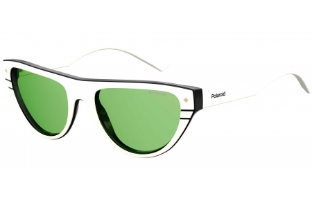 Gafas de Sol - Polaroid - PLD 6087/S/X - 0XR (UC) IVORY BLACK // GREEN POLARIZED