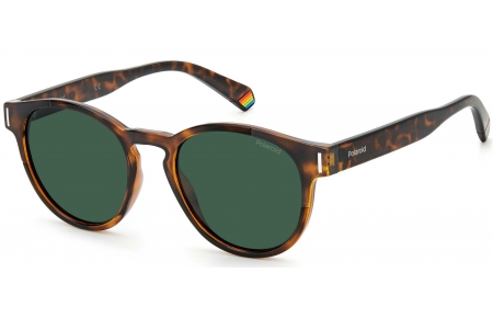 Gafas de Sol - Polaroid - PLD 6175/S - 086 (UC) DARK HAVANA // GREEN POLARIZED