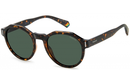 Gafas de Sol - Polaroid - PLD 6207/S - 086 (UC) DARK HAVANA // GREEN POLARIZED