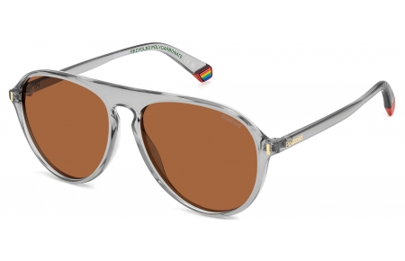 Gafas de Sol - Polaroid - PLD 6225/S - KB7 (HE) GREY // COPPER POLARIZED