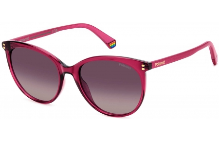 Gafas de Sol - Polaroid - PLD 6231/S - QHO (JR) CYCLAMEN // BURGUNDY GRADIENT POLARIZED