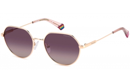 Gafas de Sol - Polaroid - PLD 6236/S/X - S9E (JR) GOLD // BURGUNDY GRADIENT POLARIZED