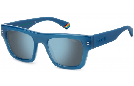 Gafas de Sol - Polaroid - PLD 6238/S/X - MVU (5X) AZURE // GREY BLUE MIRROR POLARIZED