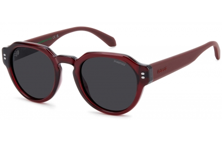 Gafas de Sol - Polaroid - PLD 6249/S/X - LHF (M9) BURGUNDY // GREY POLARIZED