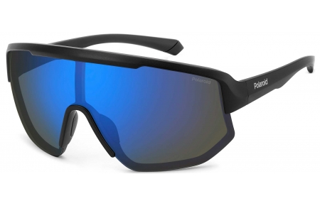Gafas de Sol - Polaroid - PLD 7047/S - 0VK (5X) MATTE BLACK BLUE // BLUE MIRROR POLARIZED