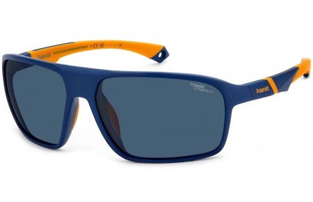 Gafas de Sol - Polaroid - PLD 7058/S - FLL (7I) MATTE BLUE // BLUE POLARIZED HIGH CONTRAST