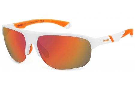 Gafas de Sol - Polaroid - PLD 7059/S - 6HT (BG) MATTE WHITE // RED MULTILAYER POLARIZED HIGHT CONTRAST