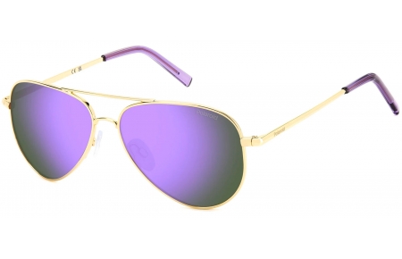 Gafas Junior - Polaroid Junior - PLD 8015/N - HZJ (MF) GOLD LILAC // VIOLET MIRROR POLARIZED
